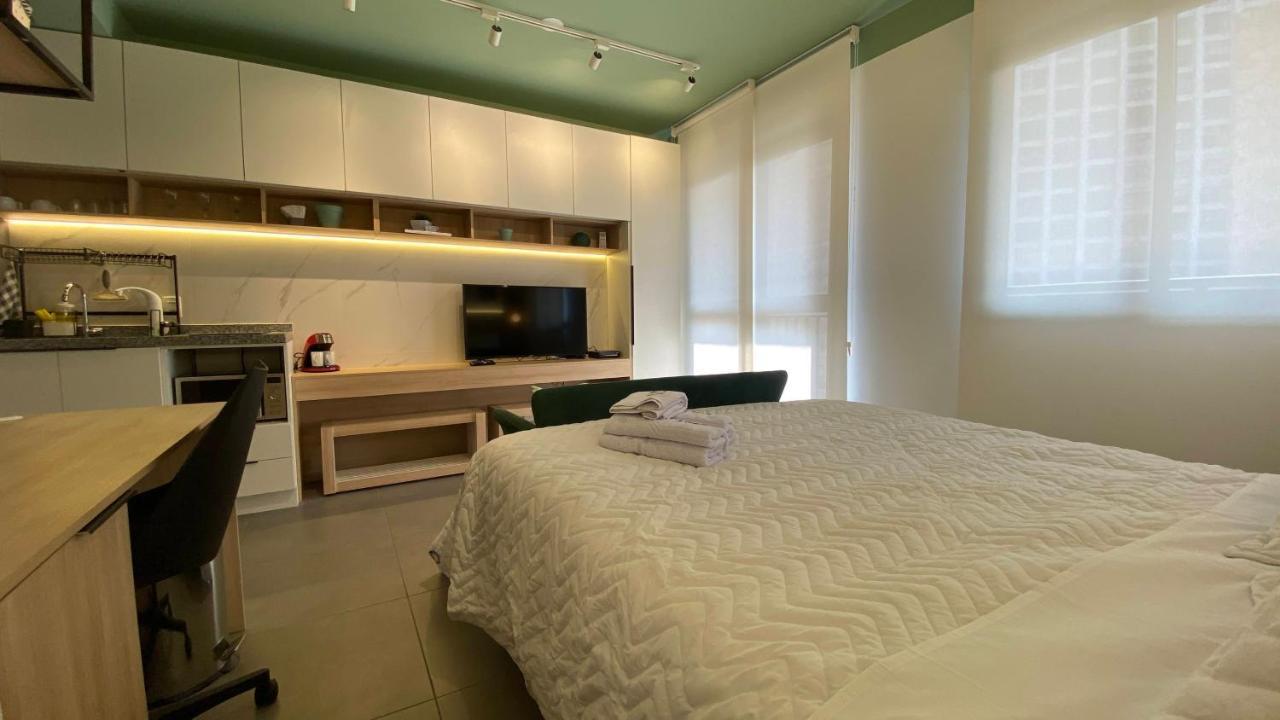 Apartamento Para Renovar As Energias - Cama Queen Сан-Пауло Экстерьер фото