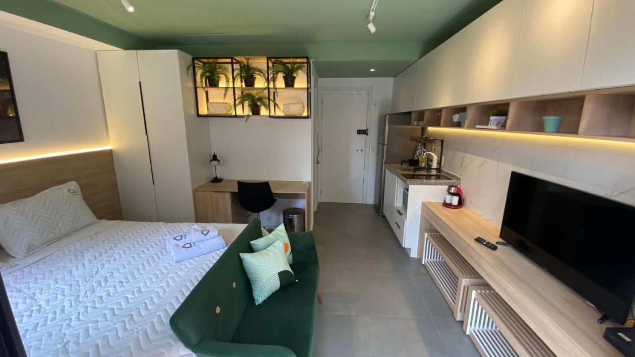 Apartamento Para Renovar As Energias - Cama Queen Сан-Пауло Экстерьер фото