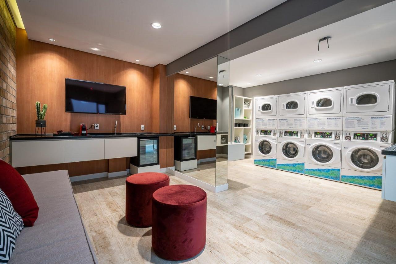 Apartamento Para Renovar As Energias - Cama Queen Сан-Пауло Экстерьер фото
