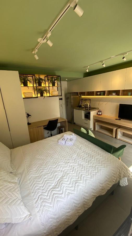 Apartamento Para Renovar As Energias - Cama Queen Сан-Пауло Экстерьер фото