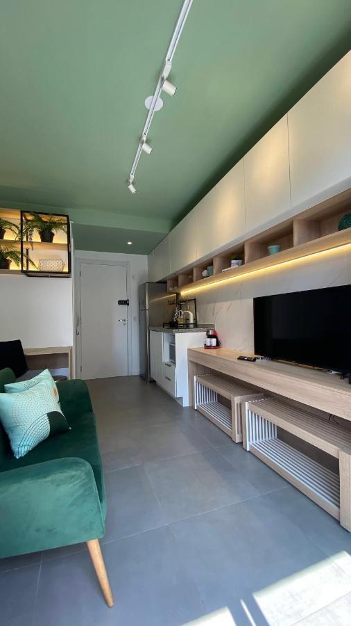 Apartamento Para Renovar As Energias - Cama Queen Сан-Пауло Экстерьер фото