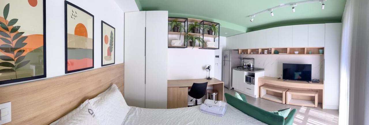 Apartamento Para Renovar As Energias - Cama Queen Сан-Пауло Экстерьер фото