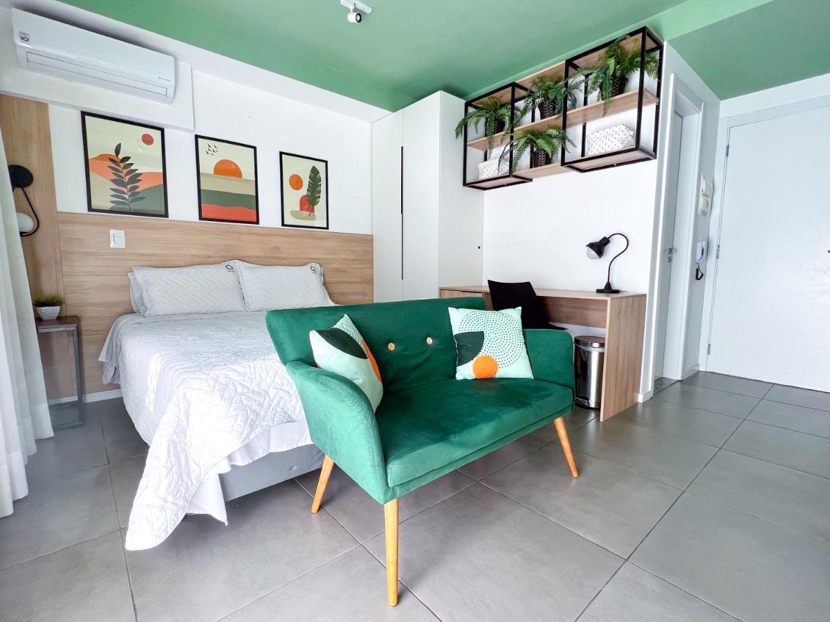 Apartamento Para Renovar As Energias - Cama Queen Сан-Пауло Экстерьер фото