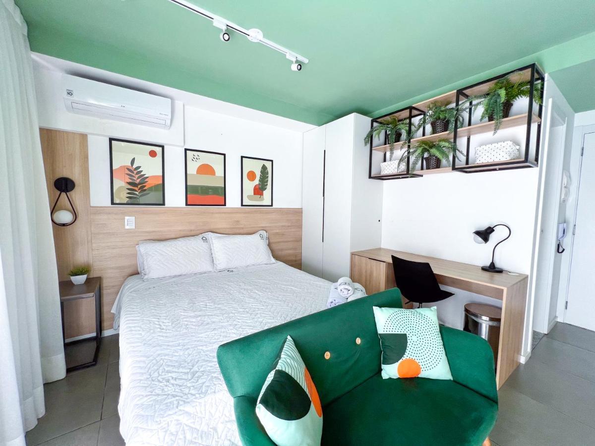Apartamento Para Renovar As Energias - Cama Queen Сан-Пауло Экстерьер фото