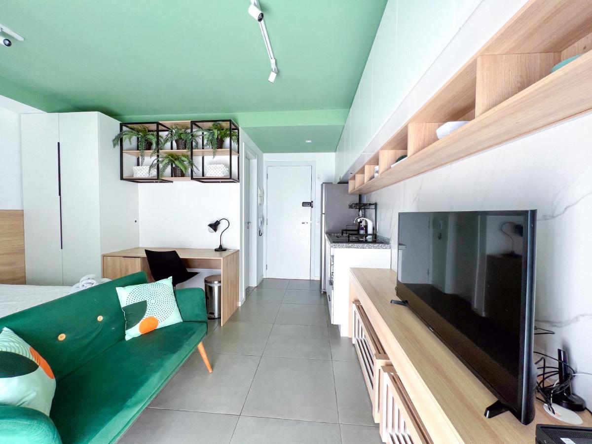 Apartamento Para Renovar As Energias - Cama Queen Сан-Пауло Экстерьер фото