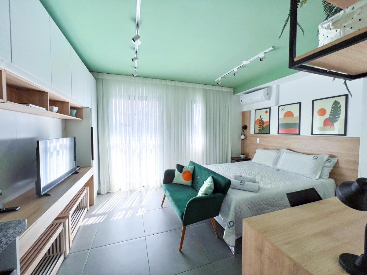 Apartamento Para Renovar As Energias - Cama Queen Сан-Пауло Экстерьер фото